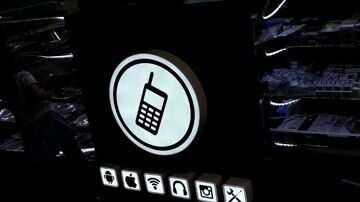стенд для телефонов